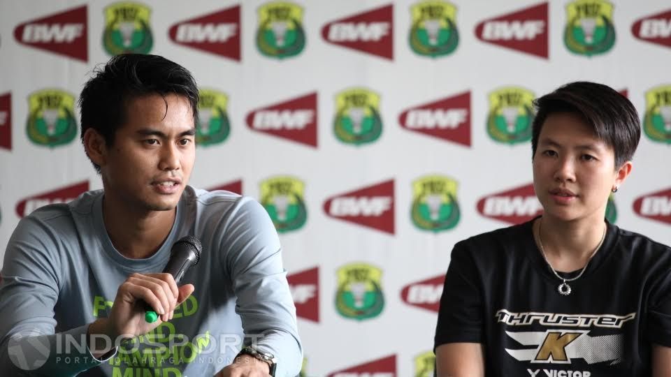 Ganda campuran Indonesia, Tontowi Ahmad/Liliyana Natsir. Copyright: &copy; Herry Ibrahim/Indosport